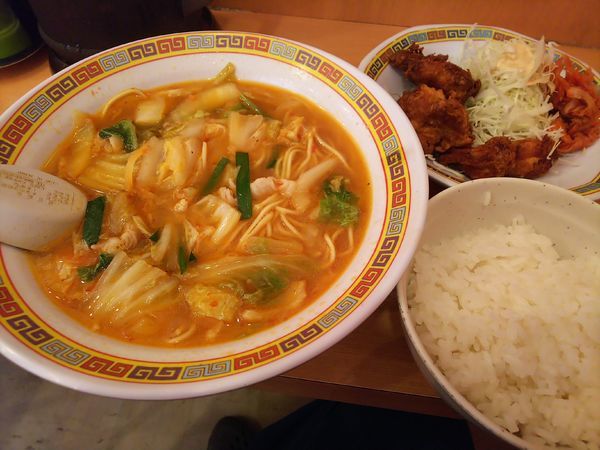 「唐揚げセット」@天理スタミナラーメン 針テラス店の写真