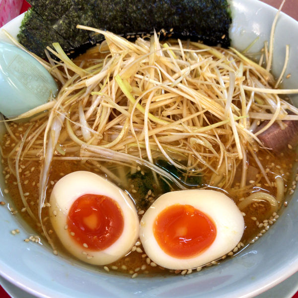 「特製味噌ネギラーメン　840円　味玉　0円」@ラーメン 山岡家 高崎中尾店の写真