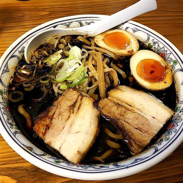 「【限定】味玉生姜ブラック」@くじら食堂の写真