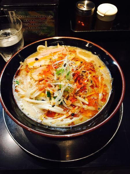 「赤鬼(辛味噌らーめん)」@豚骨味噌ラーメン じゃぐら 野方本店の写真