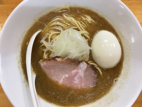 「塩ソバ＋味玉 850円」@煮干中華ソバ イチカワの写真