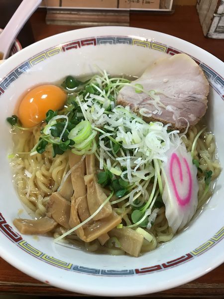 「油ラーメン+生卵」@宝華らぁめんの写真