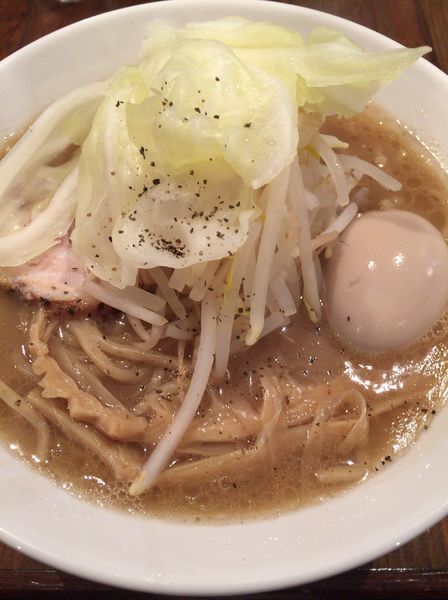 「特製濃厚そば」@武麗舞の写真