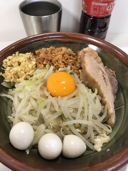 「ミニ 汁無し」@ハイパーファットンの写真