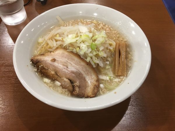 「背脂醤油ラーメン ネギ」@中華そば 七麺鳥の写真