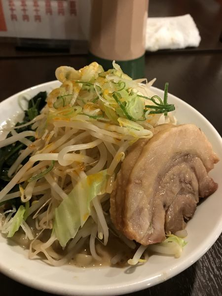 「ミニらーめん豚一切れ¥780」@ちばから 渋谷道玄坂店の写真