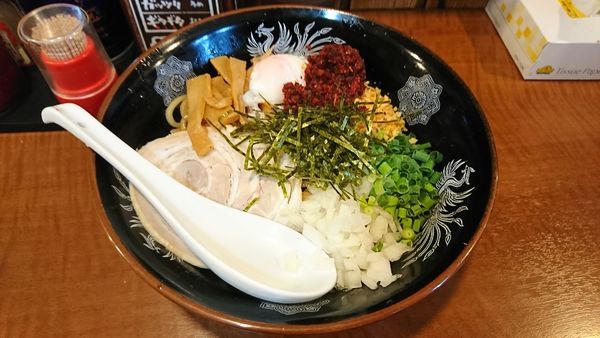 「海老辛まぜそば」@ぼすやの写真