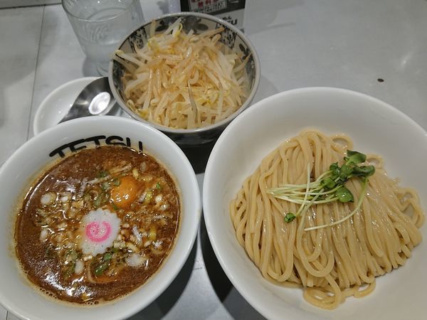 「野菜つけ麺(並盛)+味玉」@つけめん102 大宮店の写真
