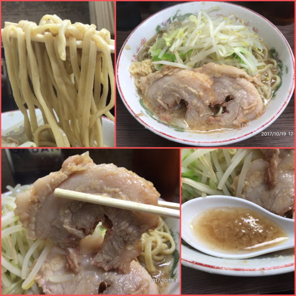 「小ラーメン（麺カタメ・ニンニク）¥690」@ラーメン二郎 横浜関内店の写真