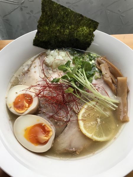 「焼鯛出汁ラーメン」@らーめん ポパイの写真