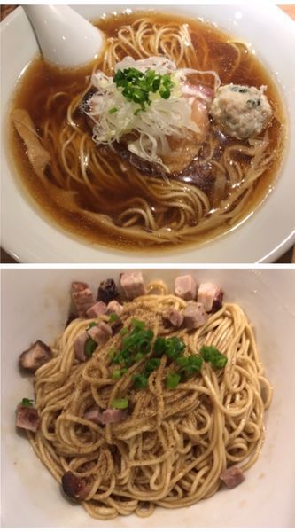 「しょうゆらーめん＋和え玉」@中華蕎麦 あお木の写真