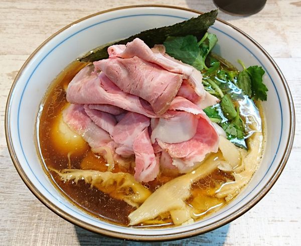 「特製煮干しそば」@中華そば 四つ葉の写真