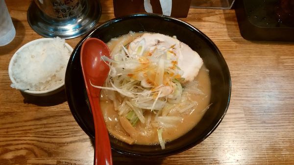 「味噌ラーメン＋ライス無料」@麺処 花田 上野店の写真