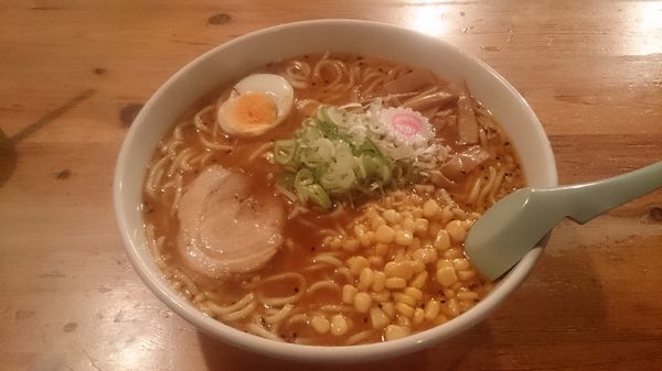 「味噌らーめん750円+男盛300円」@常勝軒 かすみがうら店の写真