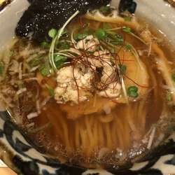 鮮魚醤油らーめん＋〆の鯛茶漬けごはん(梅)