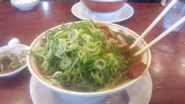 「メンマラーメン　肉なし」@本家第一旭 たかばし本店の写真
