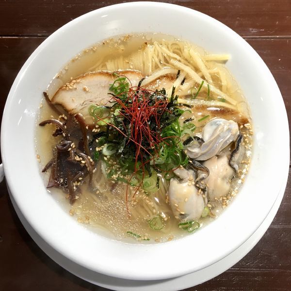 「貝出汁らーめん (850円)」@塩らーめんばんやの写真