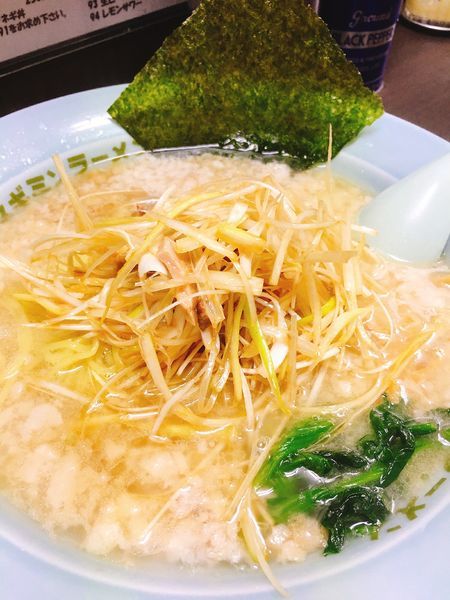 「ネギラーメン 中盛」@ラーメンショップ椿 ひたちなか店の写真