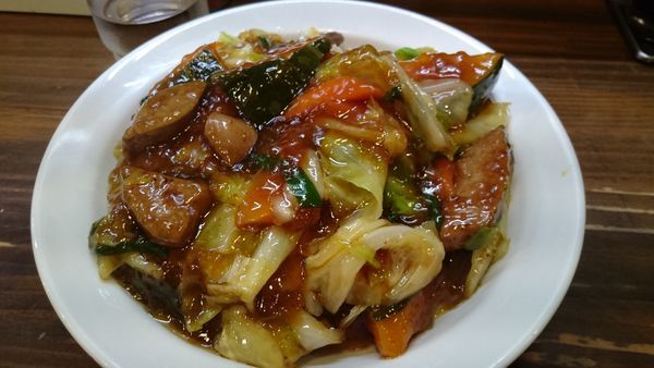 「スタミナ冷やし￥780＋レバー多め￥120」@スタミナラーメン がむしゃの写真