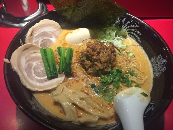 「濃厚豚骨坦々麺 特製トッピング」@らーめん・つけめん こてんぱんの写真