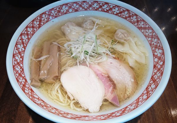 「特製 白だしそば」@支那そば しんばの写真