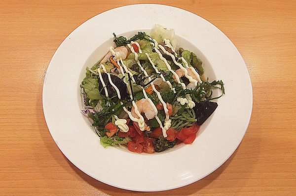 「糖質控えめ・海老と野菜のさっぱりサラダ麺」@ガスト 越谷大袋店の写真