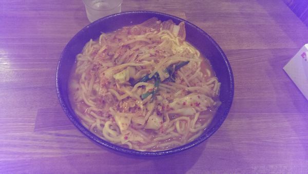 「撫子味噌ラーメン、大盛」@煮干し らーめん てのごい屋 生田店の写真