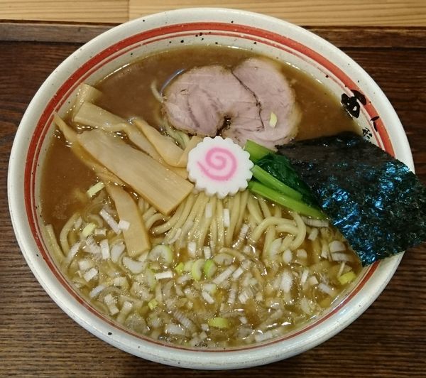 「らーめん(中)＋味付玉子」@人形町 兎屋の写真