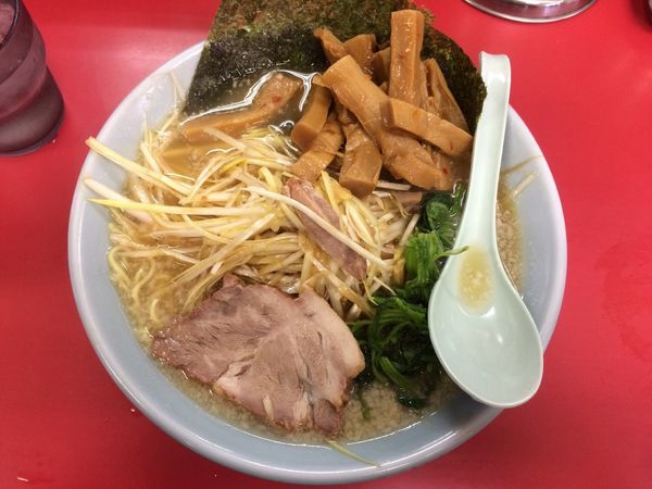 「ネギラーメン＋メンマ」@ラーメンショップ つくば店の写真