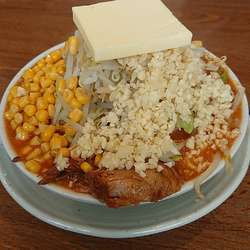 味噌めんじろ＋バター＋コーン