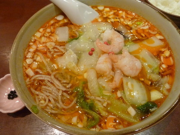 「サンラーこしょう麺」@胡椒饅頭 PAOPAOの写真