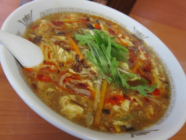 「酸辣湯麺」@源ちゃんラーメンの写真