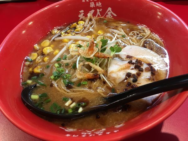 「みそ海老そば」@海老そば専門店 築地 えび金の写真