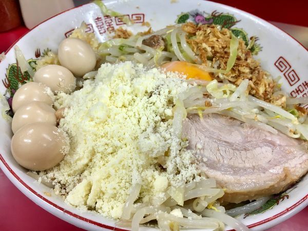 「小ラーメン汁なし」@ラーメン二郎 湘南藤沢店の写真