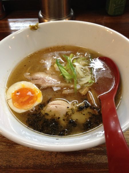 「焼き煮干しラーメン」@麺屋 一八の写真