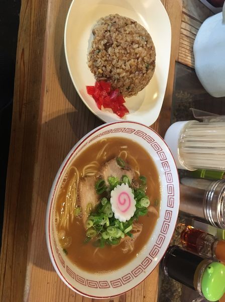 「中華そば 半チャーハンセット」@中華そば 味の写真