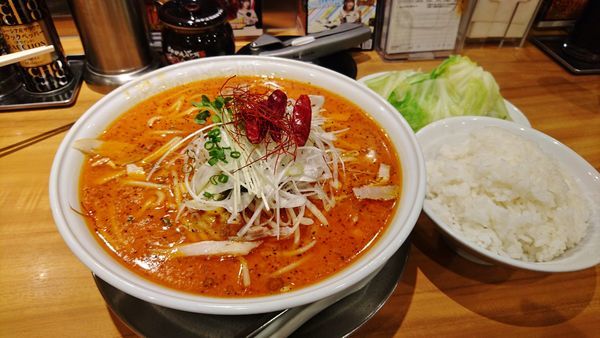 「限定/辛紅の薔薇 入山INFINITY RED✚他」@らあめん花月嵐 立川西砂店の写真