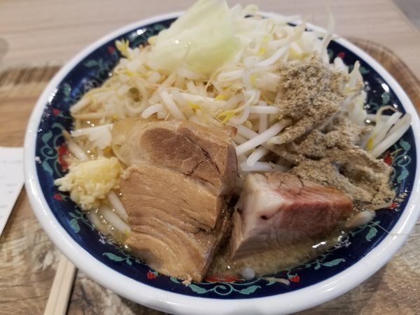 「ニボジロー　麺大盛　野菜増」@凌駕IDEA イオンモール松本店の写真