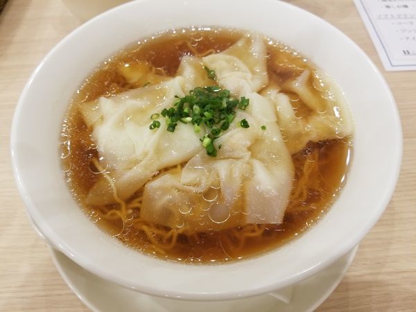 「海老ワンタン麺」@中華麺飯・飲茶 四川乃華 ichi イオンモール松本店の写真