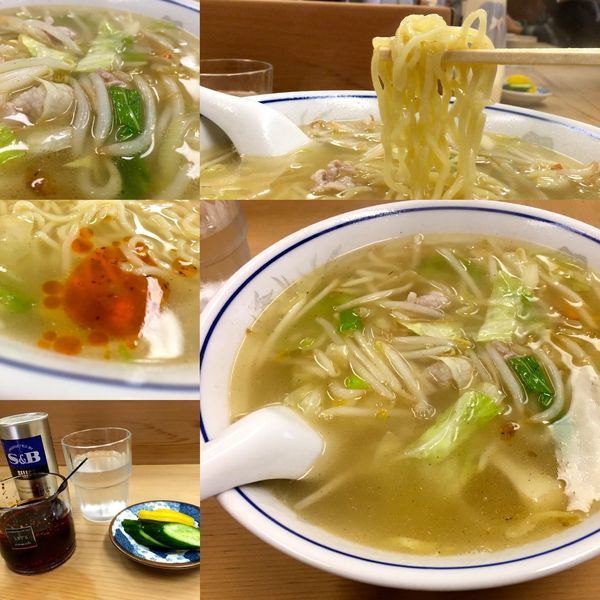 「湯めん」@七面鳥の写真