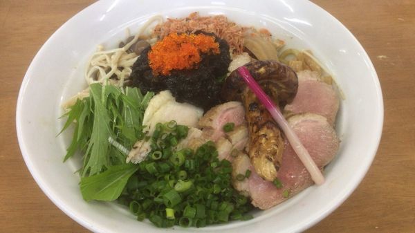 「【神無月の一杯】 秋の和え蕎麦 自家製海苔とキノコにてS」@MENYA 食い味の道有楽の写真