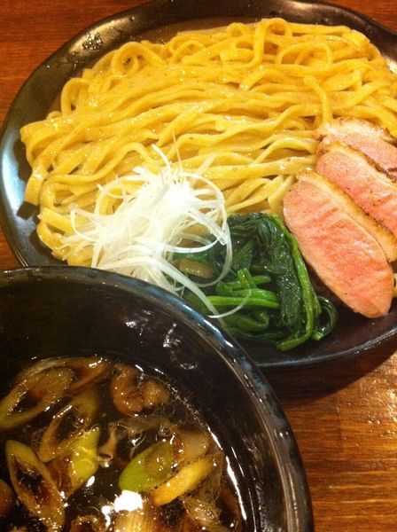 「鴨つけ麺」@上本町 麺乃家の写真