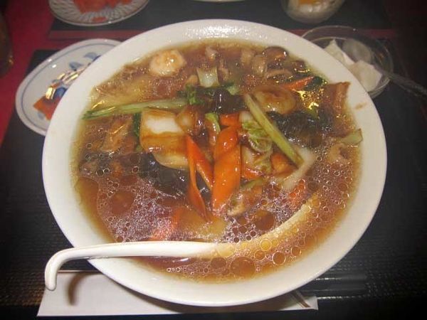 「五目湯麺（単品）　600円」@花彫酒家の写真