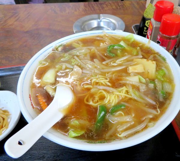 「サンマーメン（小鉢付き。650円）」@さかえや食堂の写真