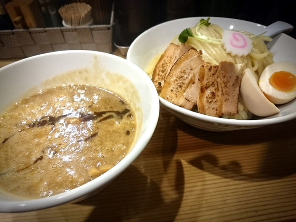 「特製つけ麺 中盛」@銀座 朧月の写真