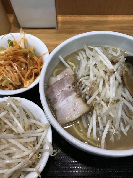 「味噌ラーメン、【限定】チンピラネギ」@味噌麺処 花道庵の写真