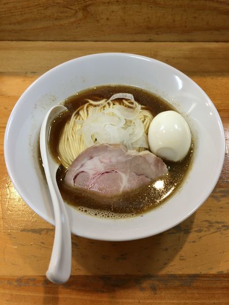 「醤油ソバ＋味玉＋和え玉 1050円」@煮干中華ソバ イチカワの写真