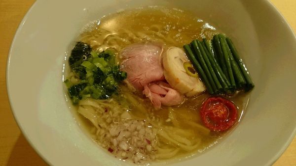 「塩　ふと麺」@饗 くろ㐂の写真