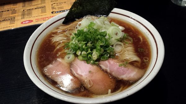 「中華そば800円(中盛&ネギ増し無料)」@BASSO ドリルマンの写真