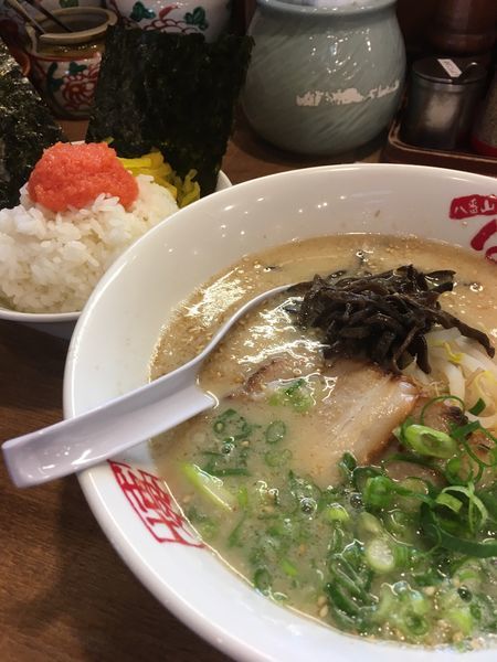 「ばりきめん＋明太子ランチ 930円」@ばりきや 高崎店の写真